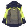 Leo Workwear Dartmoor Class 2 Jacket Hi-Vis Yellow / Navy 